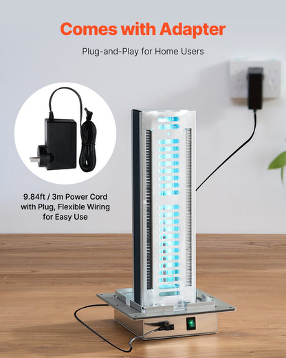 HVAC luftrenare Hela huset 24W 12 tum Ljus PCO Carbon Technology