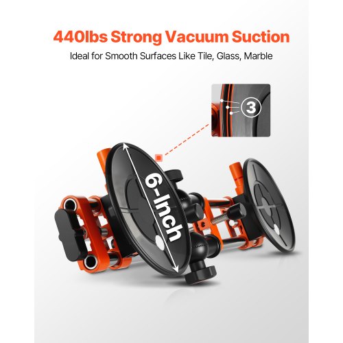 Seam Setter 6" Saugnapf 90° - 270° verstellbar Nahtspleißen &amp; Nivellieren | EU