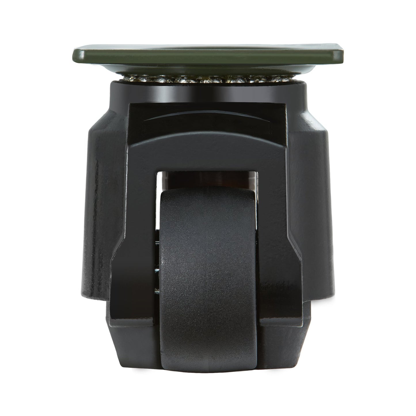 Leveling Casters, Set of 4, 2200 lbs Total Load Capacity, 2.5 Inch, Heavy Duty with Upgraded Handle Design, 360 Degree Swivel Casters, Adjustable Casters with Feet for Workbench, Machine