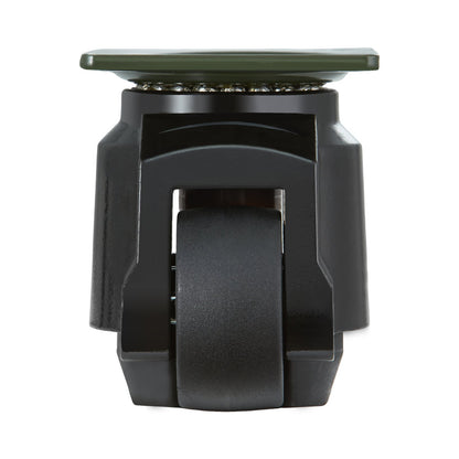 Leveling Casters, Set of 4, 2200 lbs Total Load Capacity, 2.5 Inch, Heavy Duty with Upgraded Handle Design, 360 Degree Swivel Casters, Adjustable Casters with Feet for Workbench, Machine