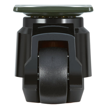 Leveling Casters, Set of 4, 1100 lbs Total Load Capacity, 2 Inch, Heavy Duty with Upgraded Handle Design, 360 Degree Swivel Casters, Adjustable Casters with Feet for Workbench, Machine