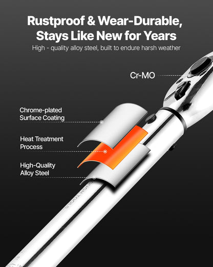 Click Torque Wrench Set, 3/8 Inch Drive, 5-60 N.m / 3.7-44.3 lbf.ft, Dual-direction, 72-Tooth, ±3% High Precision, with Sockets, Bits, Extension Bar, Spark Plug Sockets, Adapter, Orange