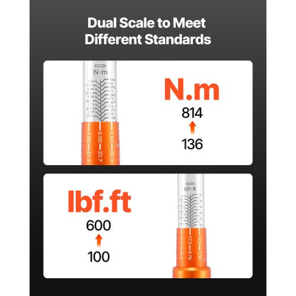 Click Momentnyckel 3/4-tums fattning 100-600 lbf-ft/136-814 Nm Dubbelriktad |  EU