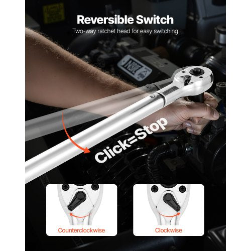Click Momentnyckel 3/4-tums fattning 100-600 lbf-ft/136-814 Nm Dubbelriktad |  EU