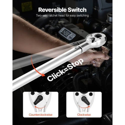 Click Momentnyckel 3/4-tums fattning 100-600 lbf-ft/136-814 Nm Dubbelriktad |  EU