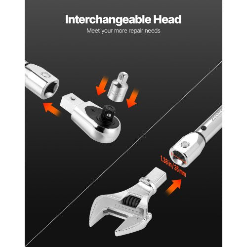 Adjustable Click Torque Wrench 1/2-inch Drive 20–160 lbf-ft/27.1–216.8 Nm | EU
