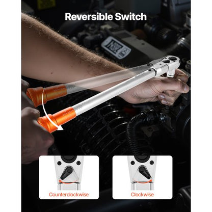 Adjustable Click Torque Wrench 1/2-inch Drive 20–160 lbf-ft/27.1–216.8 Nm | EU