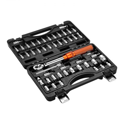 Click Torque Wrench Set 1/4-inch Drive 20-240 lbf-in/2.3-27.1 Nm Orange | EU
