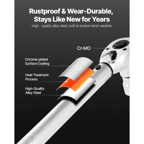 Click torque wrench set 3 pieces 1/4 3/8 1/2 inch drive bidirectional | EU