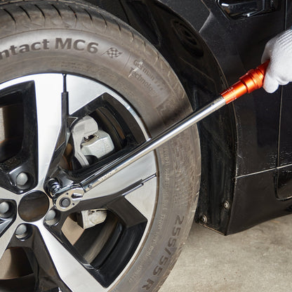 Torque Wrench, 1/2-inch Drive Click Torque Wrench 20-250ft.lb/34-340n.m, Dual-Direction Adjustable Torque Wrench Set, Mechanical Dual Range Scales Torque Wrench Kit with Adapters Extension Rod