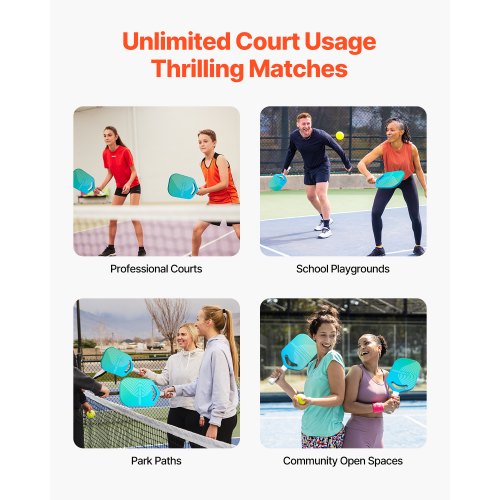 Pro Pickleball-Schläger aus Kohlefaser mit Aero Throat Honeycomb Core Racket | EU