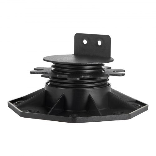 12 pcs adjustable deck supports pedestal deck foundation base 3.1-6.2 cm