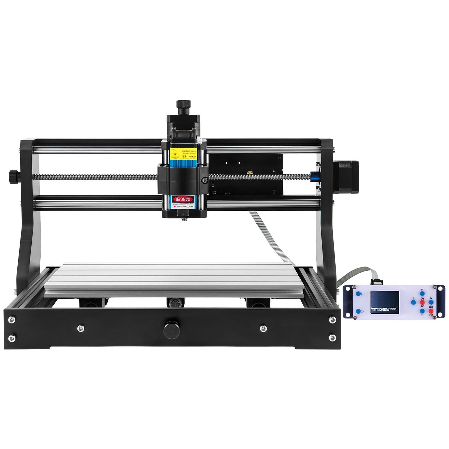 Cnc 3018 Pro 15W Cnc 3018 300×180×45mm Cnc Machine GRBL Control Mini Laser Engraver With Offline Controller 3 Axis Laser Engraving Machine for Carving Milling Plastic Acrylic PVC Wood
