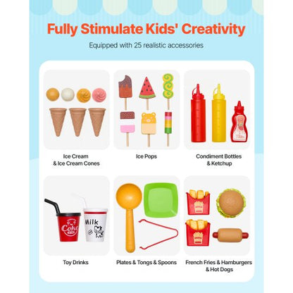 Glassbil Trälekset Låtsaslekställ för Barn i Åldern 3-7