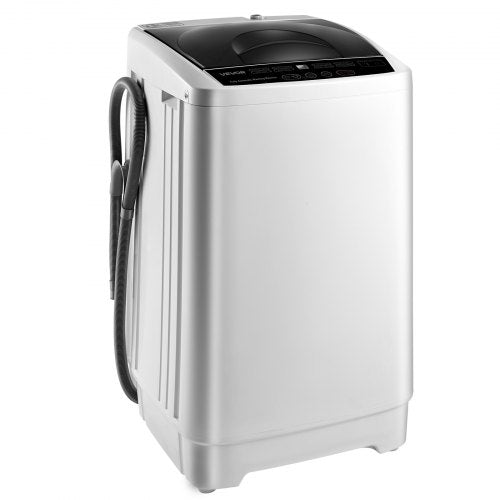 Portable Washing Machine, Portable Washer 1.3 cu.ft with LED Display, Stainless Steel Drum, 8 Wash Programs & 6 Adjustable Water Levels, Portable Washer Machine for Apartments, RVs, and Dorms
