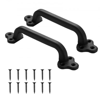 2 Stk. Scheunentorgriffe 23 cm rustikale, stabile Gartentorgriffe für Schuppen | EU