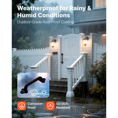 Barn Door Handle 9 Inch Rustic Heavy Duty Garden Gate Handle for Shed | EU