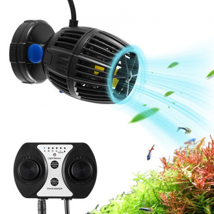 Aquarium Wave Maker, 40W, 3963 GPH Quiet and Strong DC Powerhead, Adjustable Fish Tank Circulation Pump with Controller, Strong Magnetic Base, 360° Rotating Wavemaker, for Freshwater Saltwater
