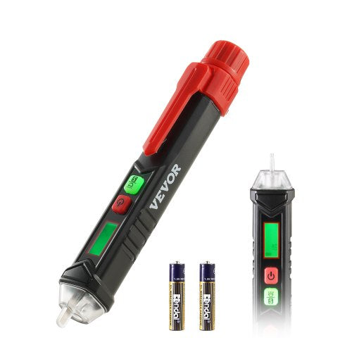 Voltage Tester, Non-Contact Voltage Detector with Adjustable Sensitivity, Dual Range AC 12V-1000V/48V-1000V Live & Null Wire Tester Pen with Visual and Audible Alarms, CAT III 1000V Rating
