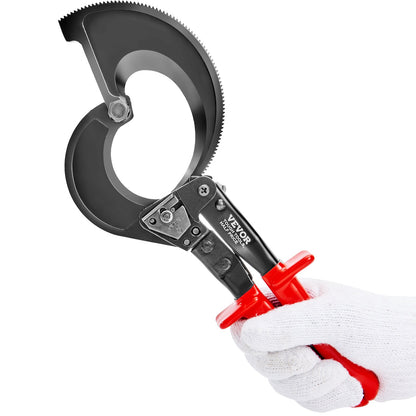 Barricade-Kabelschneider, 11" Barricade-Draht- und Kabelschneider, schneidet bis zu 400 mm², mit komfortablen Griffen, leicht bedienbarem Schnellspannhebel, Klingen aus Silizium-Mangan-Federstahl