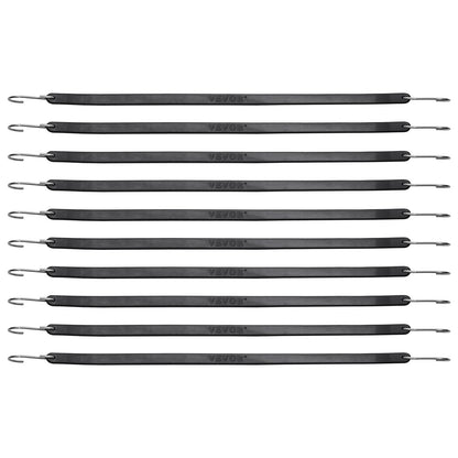 50 pcs Flat Bungee Cord Set 19.8mm Heavy Duty Bungee Straps with S Hook