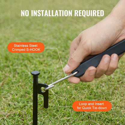 10 pcs Flat Bungee Cord Set 20 mm Heavy Duty Bungee Straps with S-hook 36