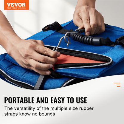 20-tlg. Flachspannseil-Set 20 mm Hochleistungs-Spanngurte mit S-Haken