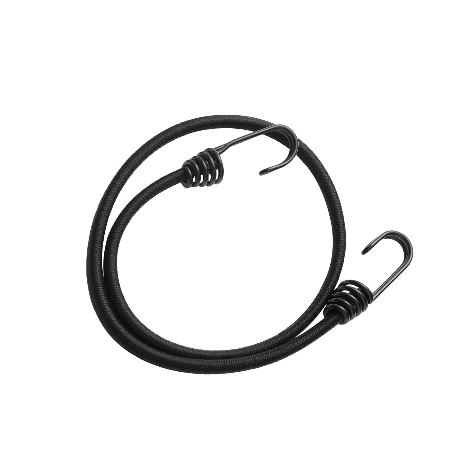 12 pcs Bungee Cords with Hooks 32 I Heavy Duty Bungee Straps 8 mm Black