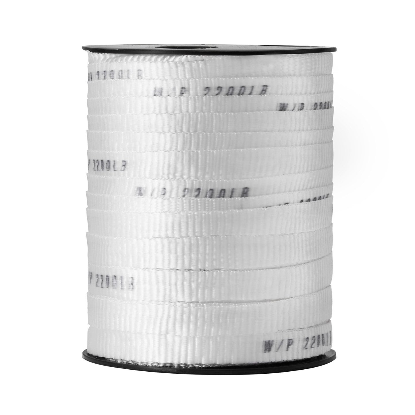 Polyester-Zugband, 5/8" x 318" Mule Tape-Flachseil, 2200 lbf Zugkapazität, bedrucktes Stromkabel-Zugband für Verpackung, Gartenarbeit, gewerbliche Elektrik, Verdrahtungsarbeiten, weiß