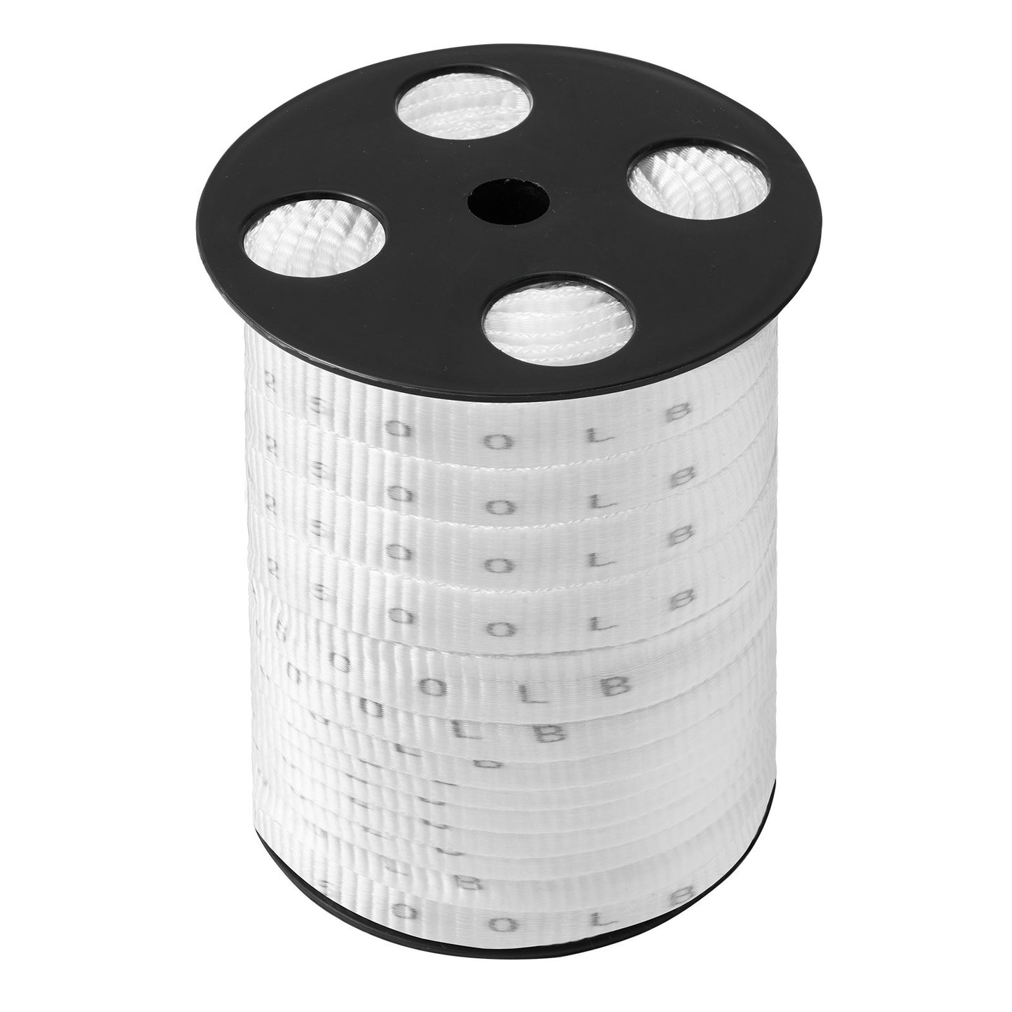 Polyester-Zugband, 3/4" x 265" Mule Tape-Flachseil, 2500 lbf Zugkapazität, bedrucktes Stromkabel-Zugband für Verpackung, Gartenarbeit, gewerbliche Elektrik, Verdrahtungsarbeiten, weiß