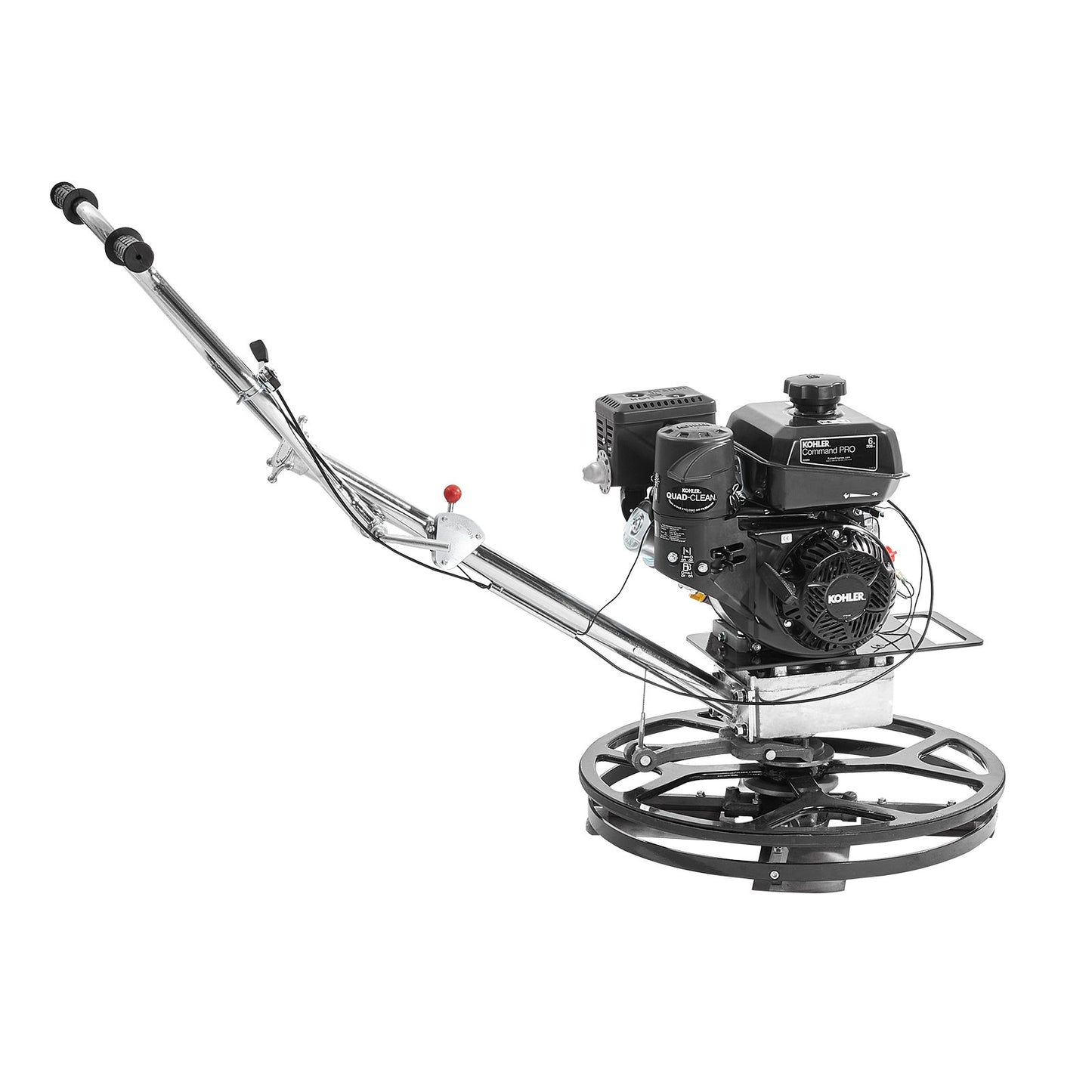 Power Walk-Behind cementglättare 24" 6HP gasdriven med flyttrågblad