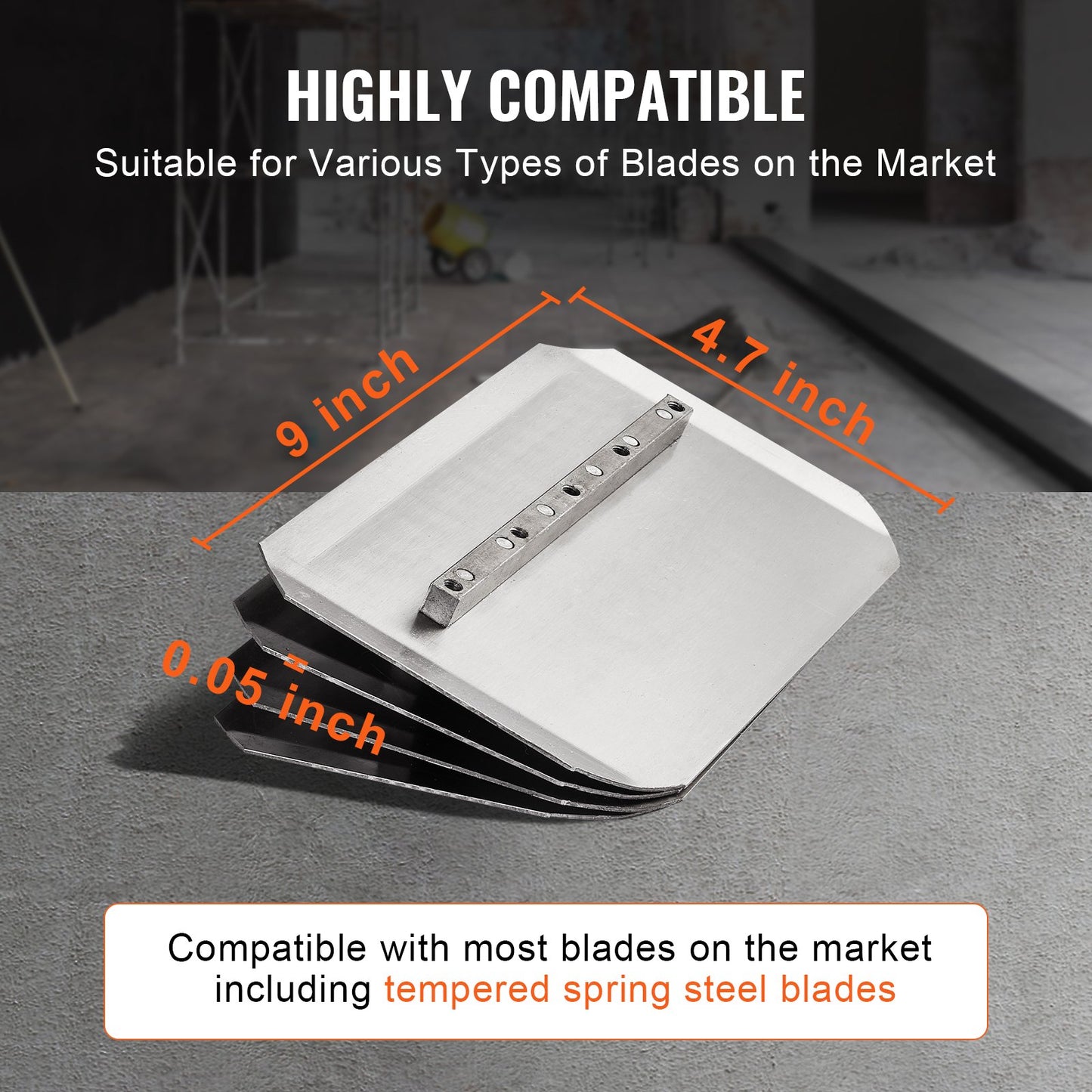 Elektrische handgeführte Zementkelle, 38 Zoll, 6 PS, benzinbetrieben, mit schwimmender Trogklinge