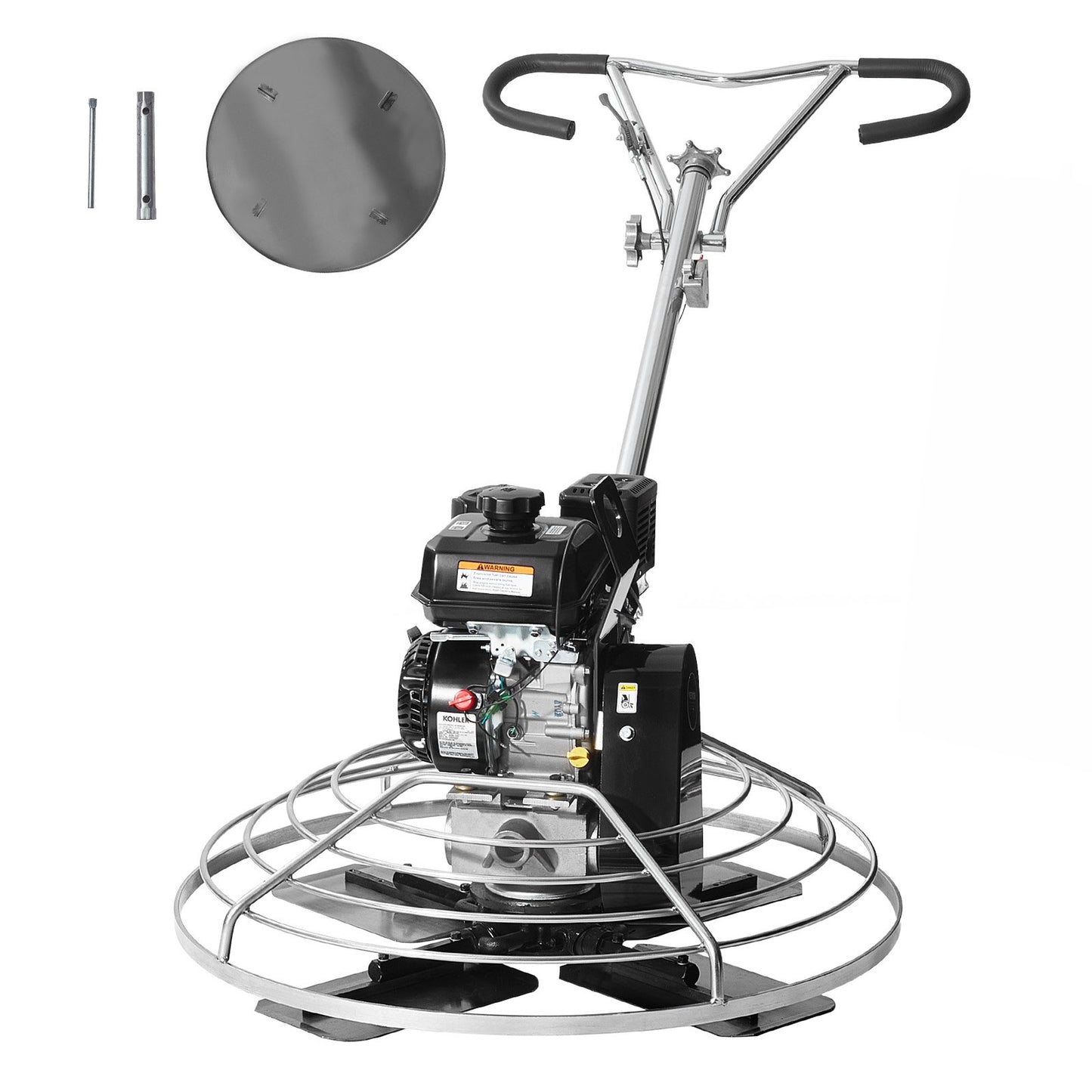 Elektrische handgeführte Zementkelle, 38 Zoll, 6 PS, benzinbetrieben, mit schwimmender Trogklinge