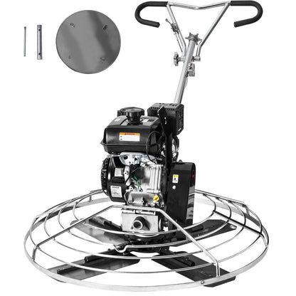 Power Walk-Behind cementglättare 46" 14HP gasdriven med flyttrågblad