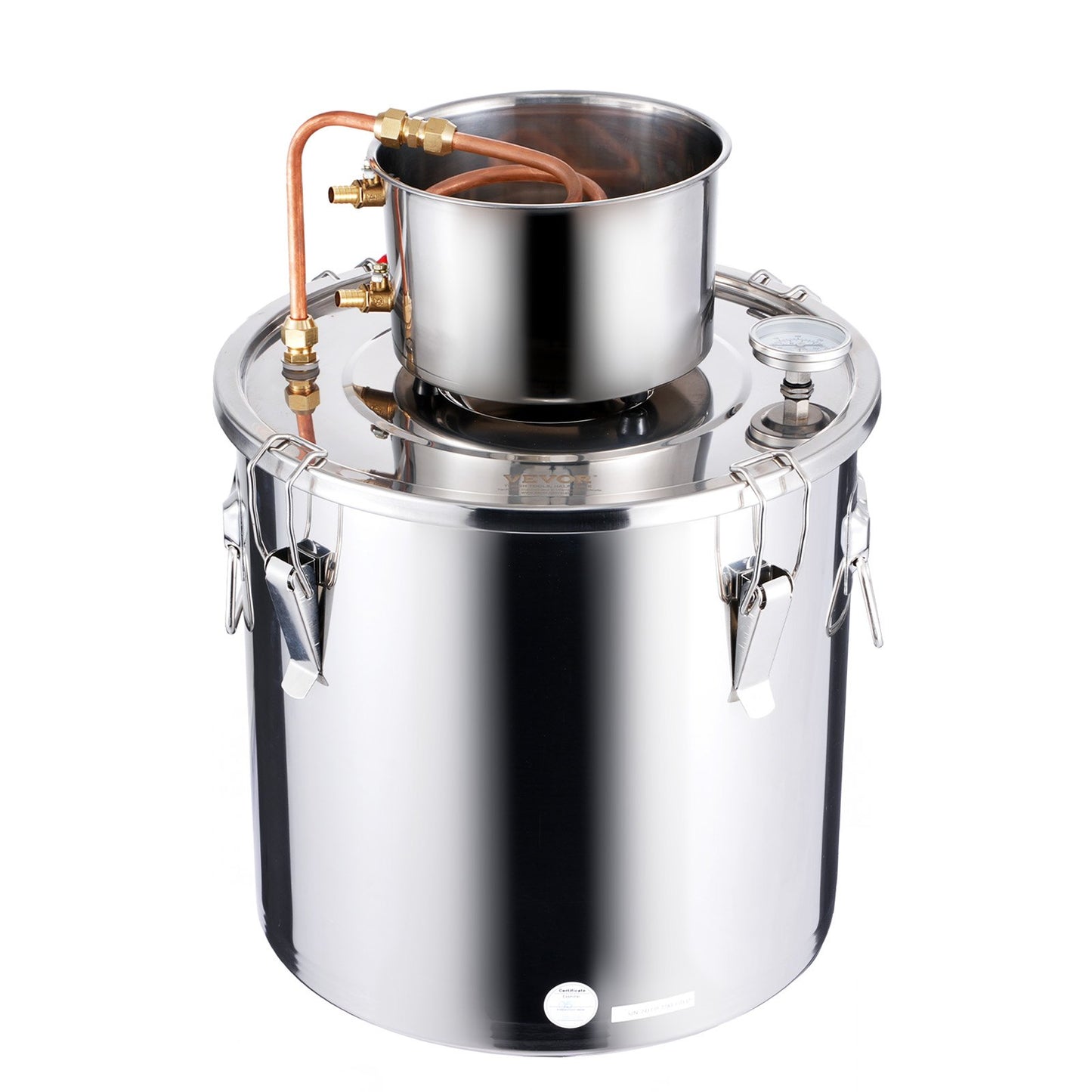 Moonshine Still 8 Gal Wasser Alkohol Destilliergerät Brauset Edelstahl