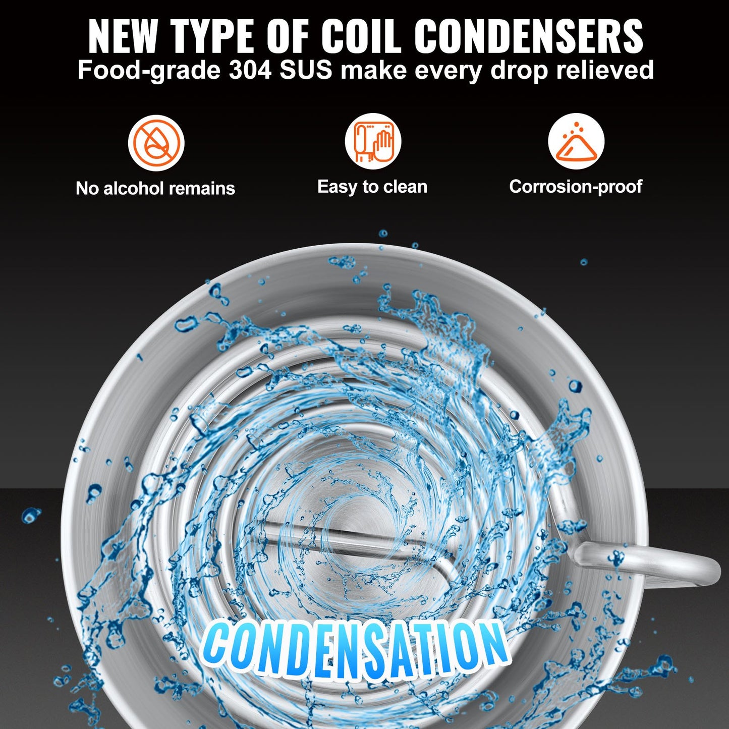 18 Gal Water Distiller Maskinbryggningsutrustning DIY Home Still