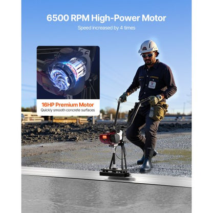 4-Takt-Betonausgleichsmasse für Zementoberflächen mit 12-Fuß-Schaufelscheibe | EU