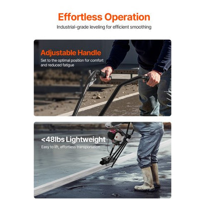 4-Takt-Betonausgleichsmasse für Zementoberflächen mit 12-Fuß-Schaufelscheibe | EU
