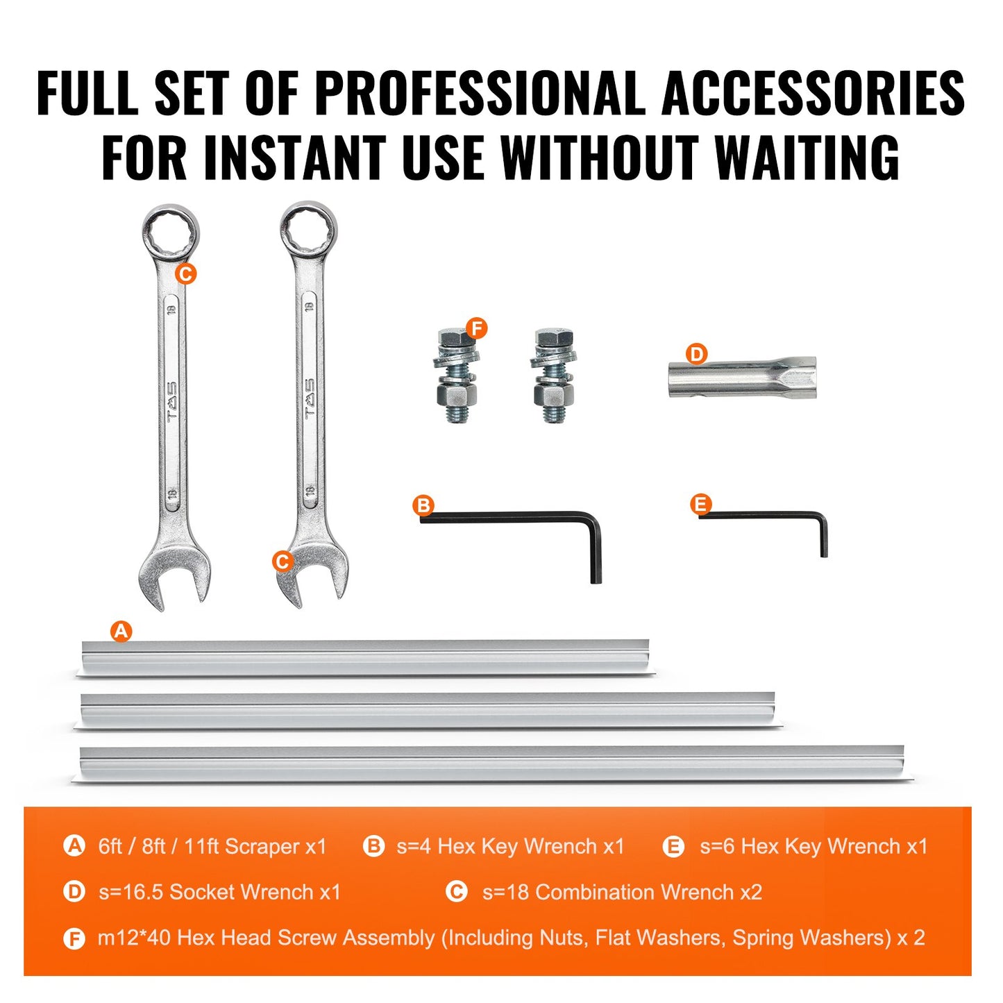 Gasbeton-Kraftestrich, 6 Fuß/8 Fuß/11 Fuß Aluminium-Scheiben-Geradekanten-Estrich-Set, 4-Takt-Vibrationsmotor für Zement-Finishing mit höhenverstellbaren Griffen, hocheffiziente Betonwerkzeuge 6500 U/min