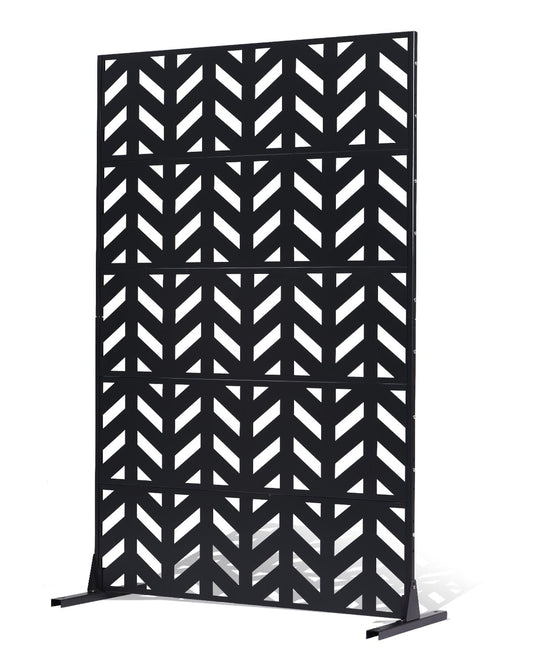 Metal Privacy Screen 47" x 72" Fristående Outdoor Privacy Screens