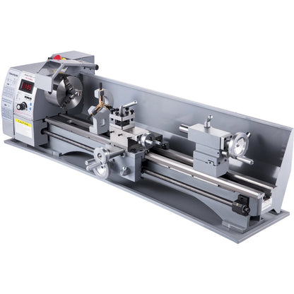 Metal Lathe, 210x720 Mini Lathe Machine, 2500 RPM Variable Speed Change, 750W Precision Mini Lathe, Metal Working Lathe with Brushless Motor, Milling Machine for Various Metal Turning