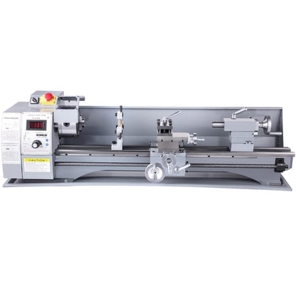 Metal Lathe, 210x720 Mini Lathe Machine, 2500 RPM Variable Speed Change, 750W Precision Mini Lathe, Metal Working Lathe with Brushless Motor, Milling Machine for Various Metal Turning