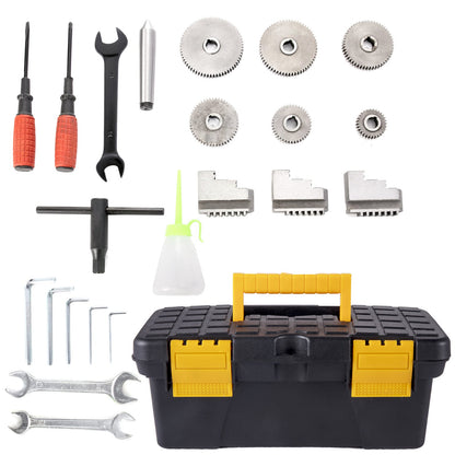 Metal Lathe, 210x720 Mini Lathe Machine, 2500 RPM Variable Speed Change, 750W Precision Mini Lathe, Metal Working Lathe with Brushless Motor, Milling Machine for Various Metal Turning