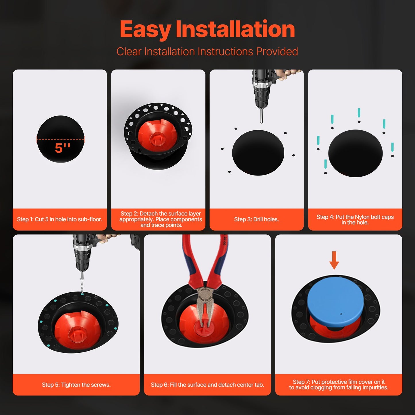 Fristående badkaravloppssats Badkarsavlopp Grov-in kit med ABS-adapter