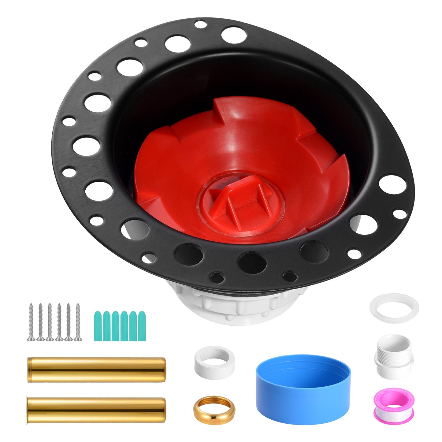 Fristående badkarsavloppssats Badkarsavlopp grovinmatningssats med PVC-adapter