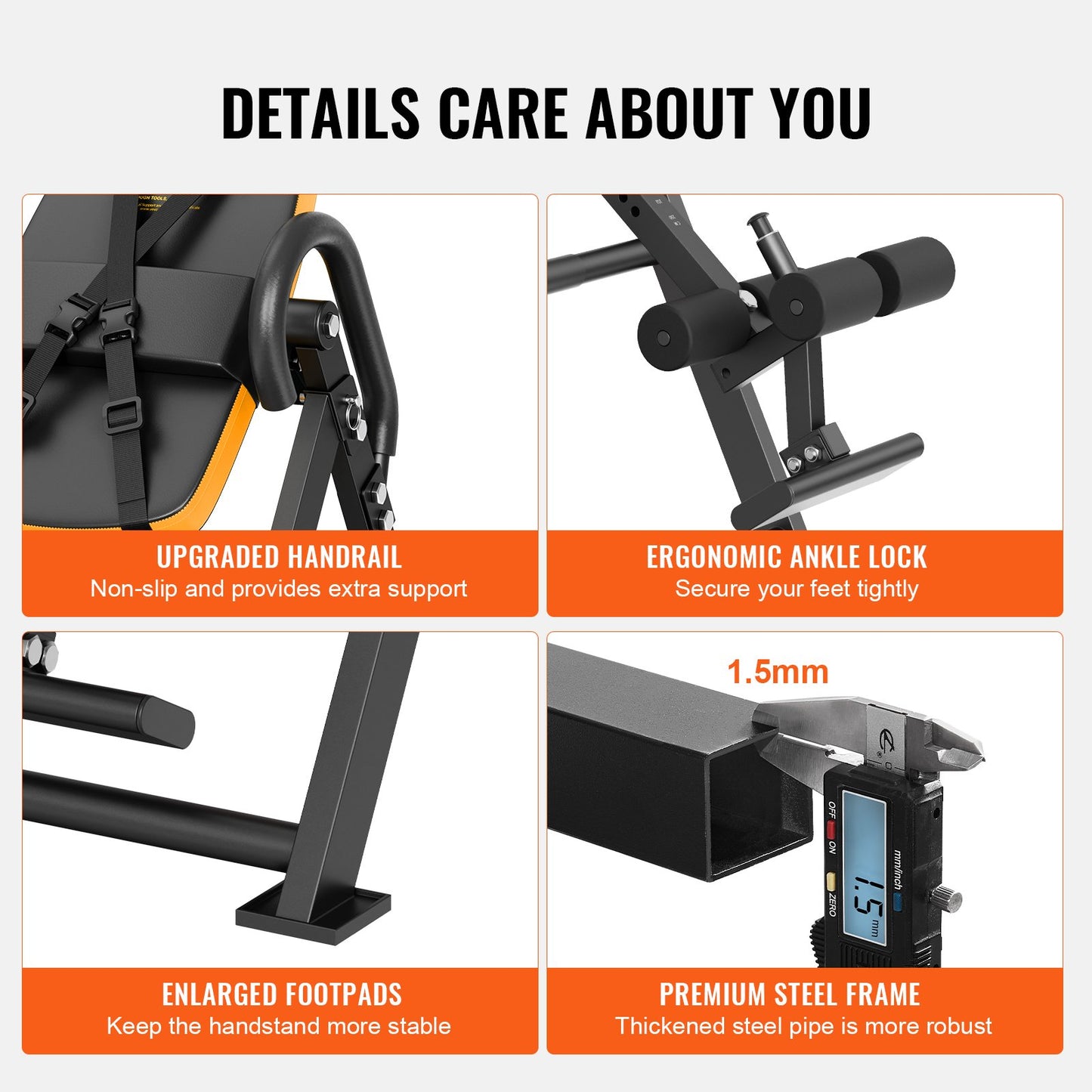 Inversionstisch Faltbare Krafttrainingsgeräte Hang Trainingsbank