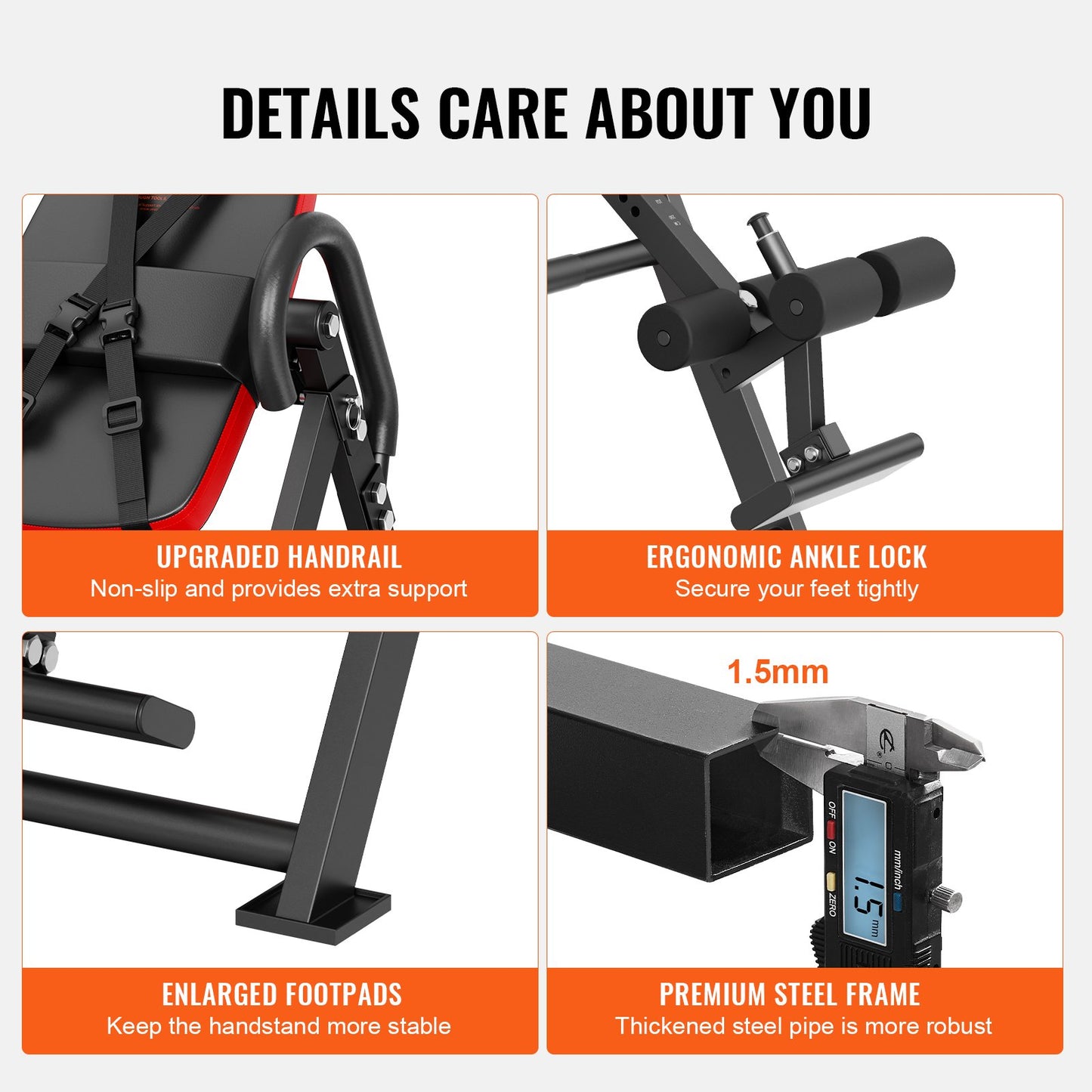 Inversionstisch Faltbare Krafttrainingsgeräte Hang Trainingsbank