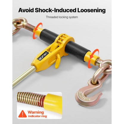 Ratschenketten-Zurrgurte 5/16 Zoll x 14 Fuß G80-Ketten Ladungszurrgurte für den Transport | EU