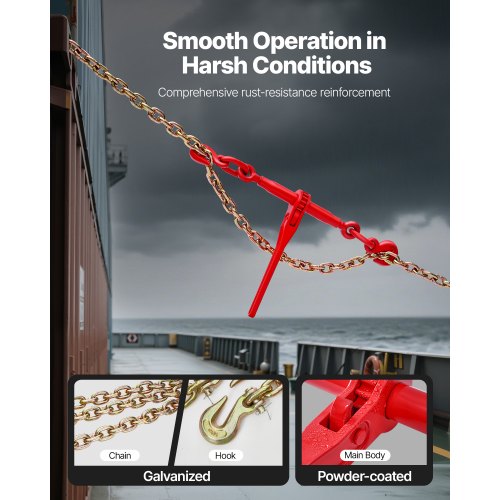 Spärrkedjebindare 3/8 tum x 10 fot G80 kedjor Lastbindare för transport |  EU