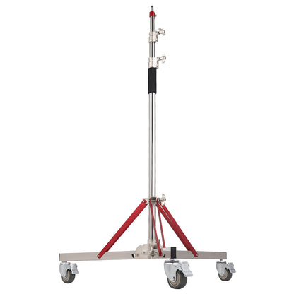 Hochleistungs-Lichtstativ mit Rädern, maximale Höhe 10,5 Fuß/320 cm, Stativständer
